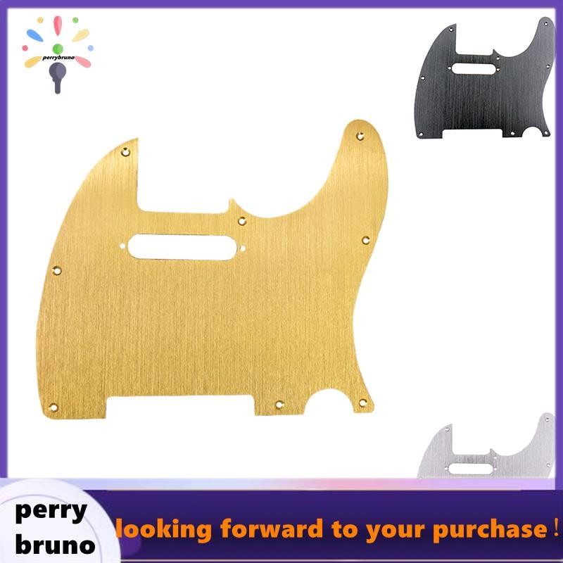 [perrybruno] 8 Hole Tele Guitar Pickguard Metal Pick Guard for Standard Telecaster Pickguard Replacement