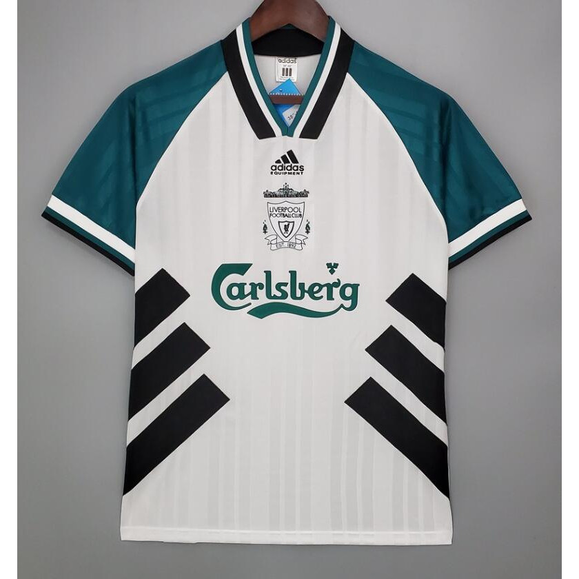 1996-98 Liverpool Home Retro Soccer Jersey เสื้อฟุตบอล