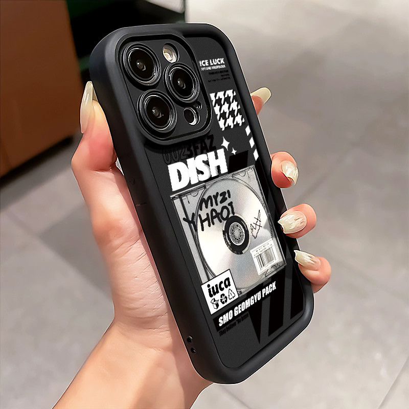 ล่าสุด Music Disk ซิลิโคนแฟนซีกรณี HP Infinix Hot 50i Hot 50 4G Hot 50 5G Hot 50 Pro ITEL P65 4G Sma