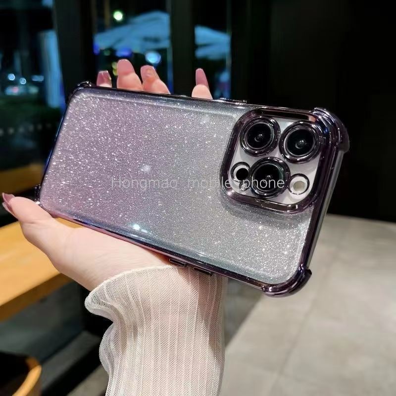 ปลอกสําหรับ Infinix Tecno Smart 9 8 8HD 7 5 Plus Spark 20 20C GO 1 2025 2024 2023 Hot 50i 40i Pro Electroplating สี่มุมถุงลมนิรภัย anti drop และกันกระแทกเคสโทรศัพท์ฝาครอบ