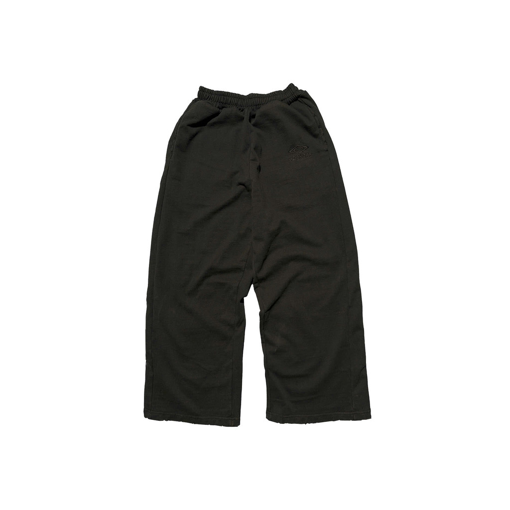 กางเกงสเวตเชิ้ตขากว้าง Blackorp Logo - กางเกงวอร์มสีดํา - ขากว้าง/ Unisex