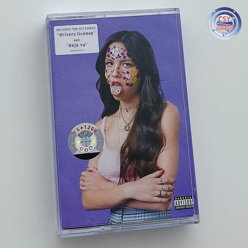 Collection Olivia Rodrigo SOUR อัลบั้มเดี่ยวแรก Cassette Tape AS006