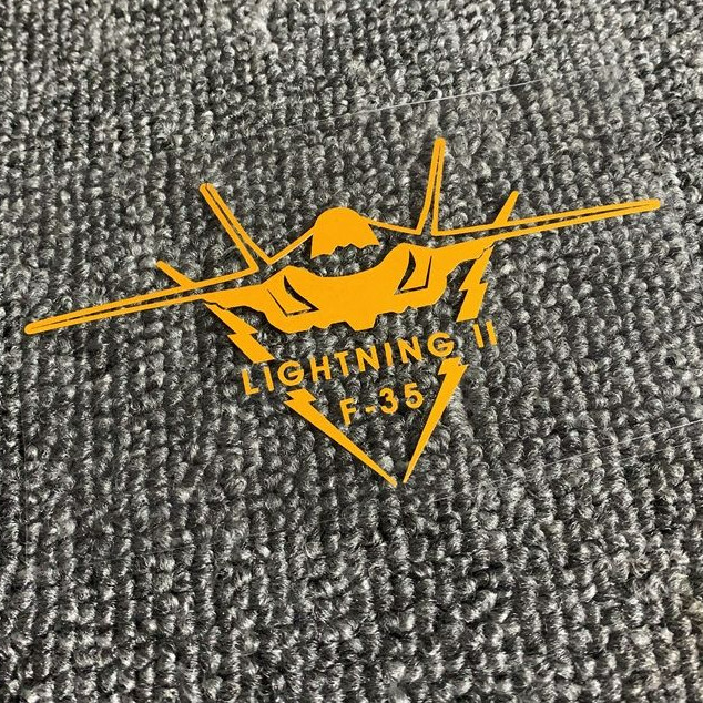 🍀F35 Fighter Joint Strike Fighter Lightning 2แกะสลักสติกเกอร์รถ