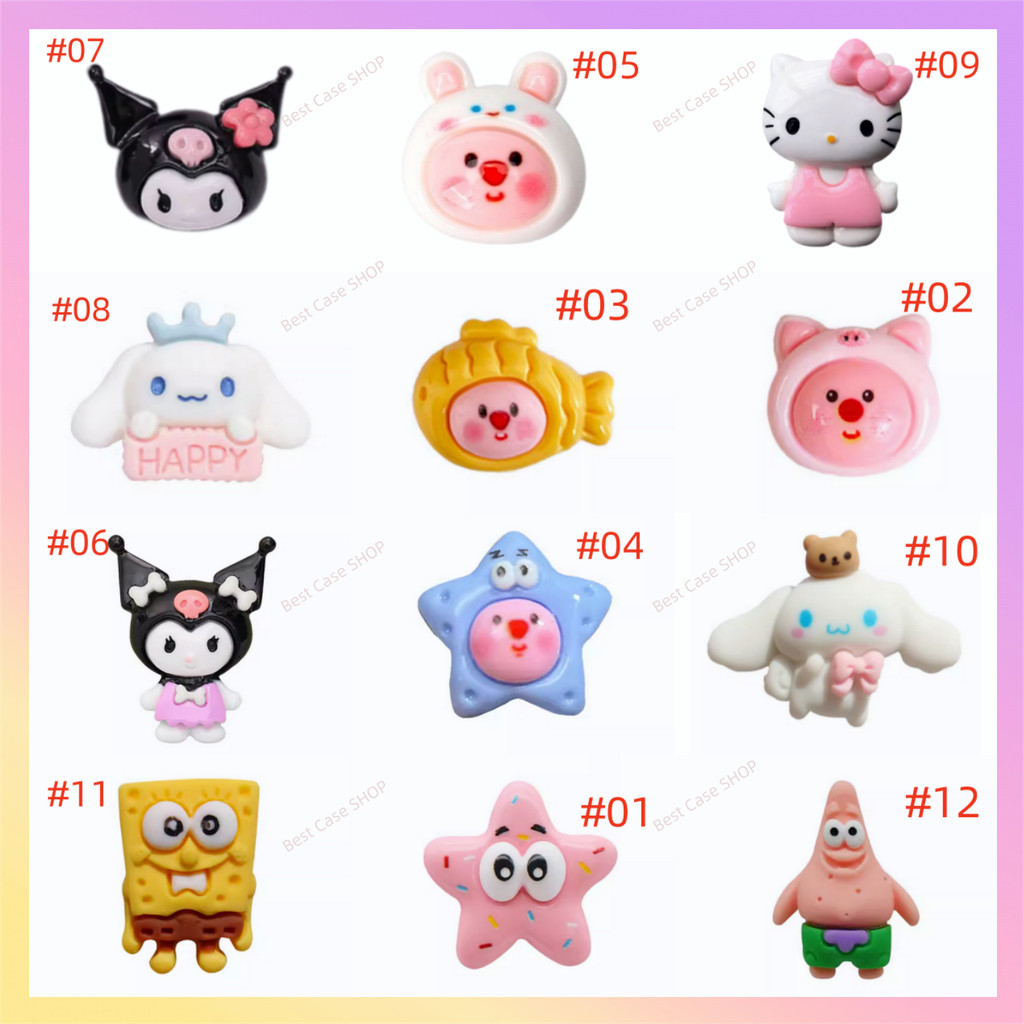 Phone Stickup วางโทรศัพท์น่ารักสไตล์โทรศัพท์ตุ๊กตาง่าย Loopy Kuromi Kitty Doll