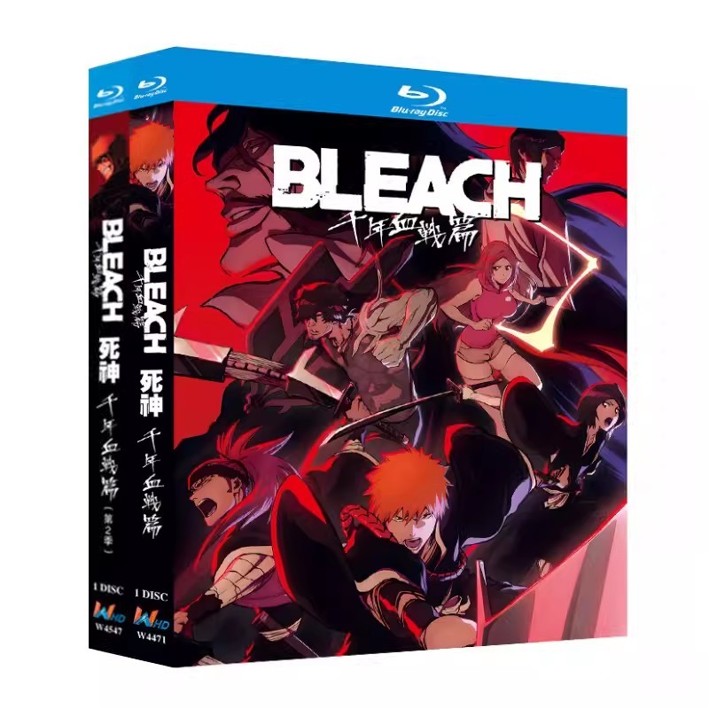 แผ่นบลูเรย์ แอนิเมชั่นญี่ปุ่น BLEACH: สงครามเลือดพันปี ฤดูกาล 1-2 2BD G031