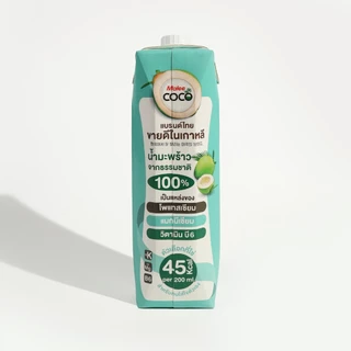 MALEE น้ำมะพร้าว 100% ขนาด 1000 มล. ตรามาลีโคโค่ (ยกลัง! 6 กล่อง)