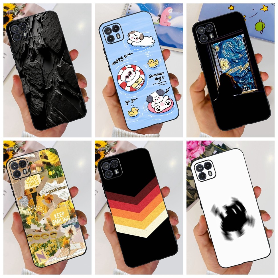 Motorola G50 5G กรณีแฟชั่นน่ารักการ์ตูน Cool รูปแบบสีดําปกหลัง Moto G50 5G Motorola เคสโทรศัพท์ซิลิโคน