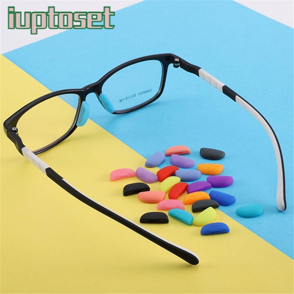 Iuptoset 10 คู่/แพ็คแว่นตาแผ่นจมูกแว่นตากันแดดแบบนุ่ม Push On แป้นจมูก