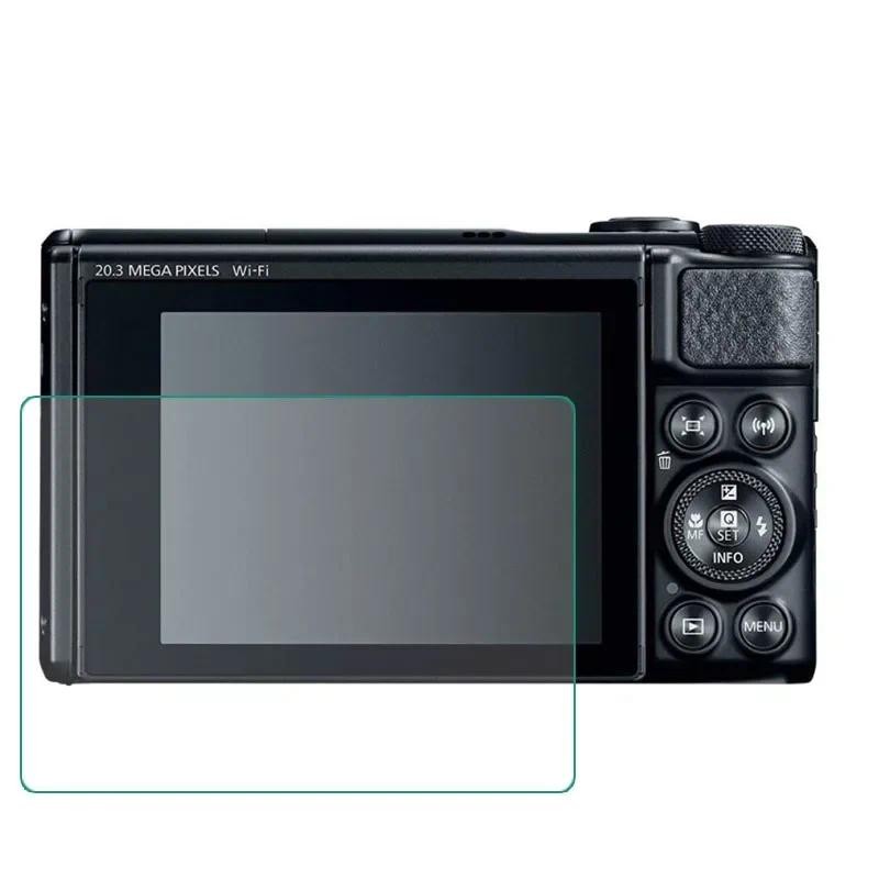 สําหรับ Canon EOS 5D3 5D4 5DR 5DS 1DX550D 600D/60D/EOSM2/EOSM กล้องหน้าจอ LCD ฟิล์มป้องกันกระจกนิรภัยหน้าจอป้องกันฟิล์ม