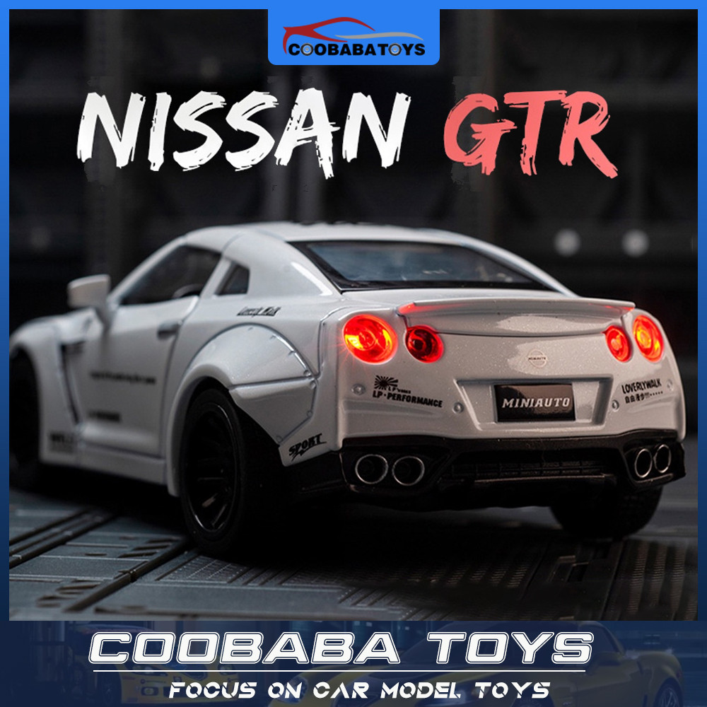 Cbb 1:32 Nissan GTR R35 รถโมเดลDiecastรถของเล่นคอลเลกชันของขวัญสําหรับเด็กเด็กผู้หญิง