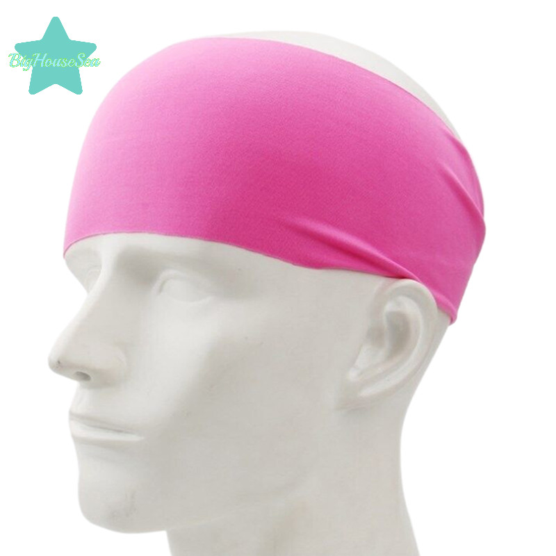 [BigHouseSea] Sports s Running Fitness Sweatband หน้าผาก Sweatband สําหรับผู้ชายผู้หญิงยืดหยุ่นกีฬา Hairbands ออกกําลังกายอุปกรณ์เสริมผมใหม่