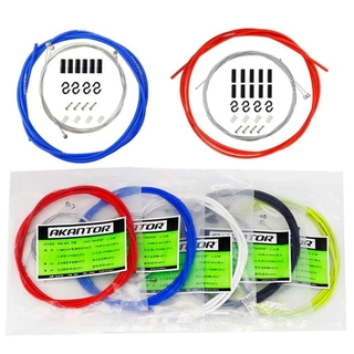 PULSEE จักรยานเบรค/Shift Line, Multicolor Tube Line ท่อ MTB จักรยาน Derailleur Wire, Housing End Cap แผนที่จักรยาน PVC Derailleur/ชุดเบรค