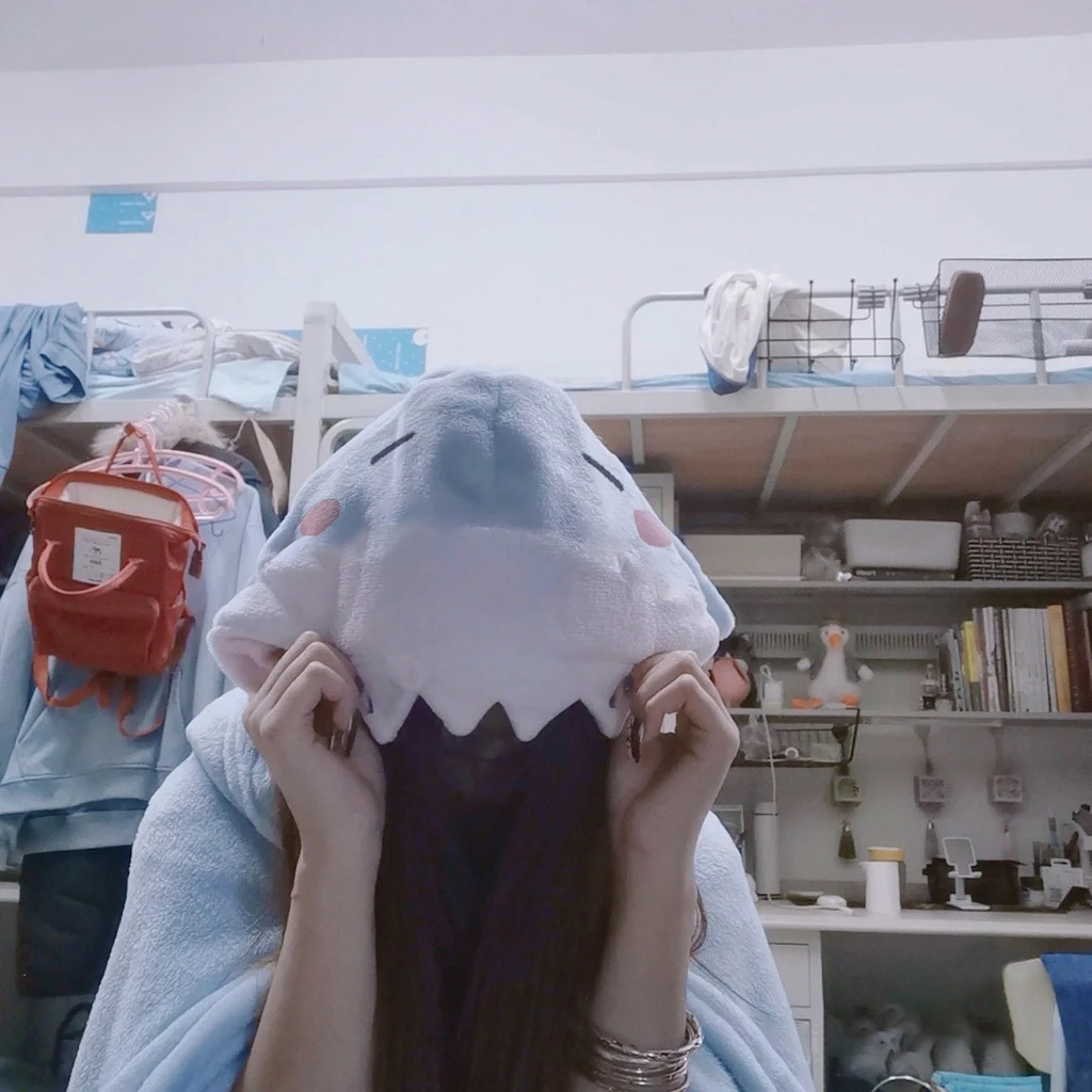 เสื้อคลุมผ้าห่มฉลามน่ารักการ์ตูน - รูปที่ 3