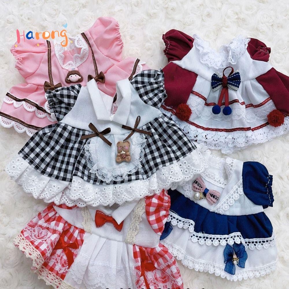 Harong Doll เสื้อผ้าน่ารัก น่ารักด้วยอุปกรณ์คาดศีรษะการ์ตูนชุดเจ้าหญิง, 20 รูปแบบ EXO Idol Dolls 20cm Cotton Doll/EXO Idol Dolls