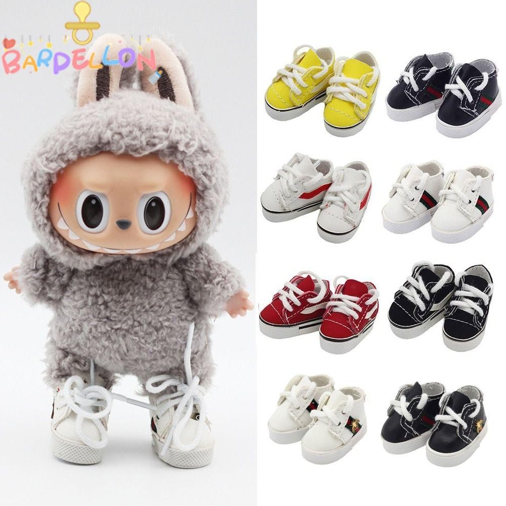 Barpellon 15cm Labubu Doll Shoes,|ตุ๊กตา JP รองเท้าผ้าใบลําลอง, Labubu Time To Chill Filled EXO KPOP ตุ๊กตา 1/6 ตุ๊กตา BJD ตุ๊กตาอุปกรณ์เสริม