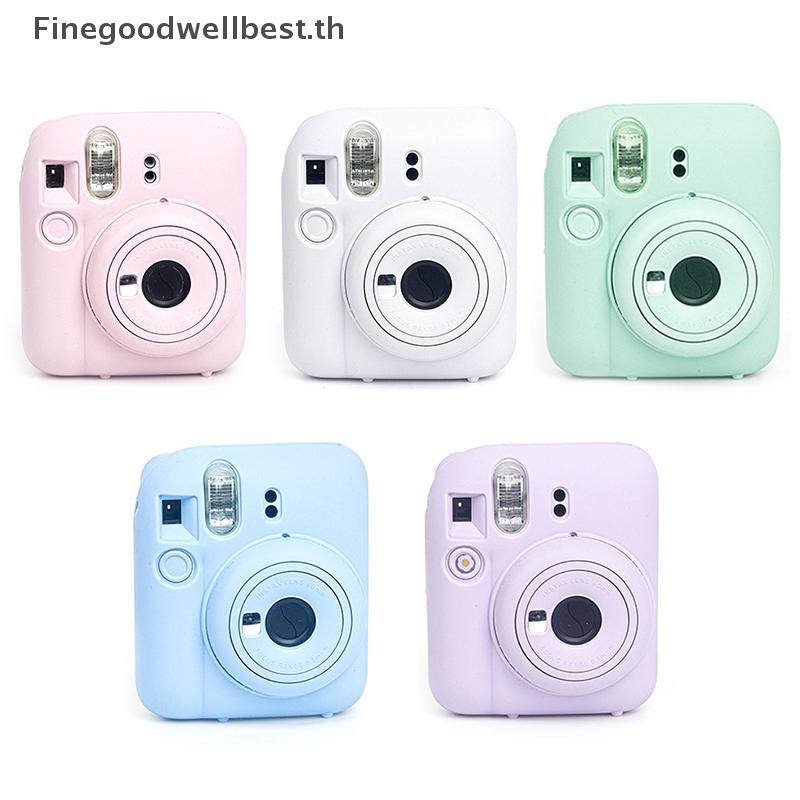 Fbth สําหรับ Fujifilm Instax Mini12 กล้องเคสซิลิโคนเชลล์ฝาครอบป้องกันนุ่มสีทึบ Scratch-proof สําหรับ Instant Mini 12 กรณีร้อน