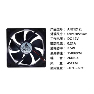 Delta DC12v 24v4 5 6 7 8 9 12 ซม.เงียบแชสซีอินเวอร์เตอร์คอมพิวเตอร์พัดลมระบายความร้อน