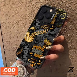 สําหรับ OPPO Reno16F 16Pro 15F 15ProMax 14F 14Pro 13F 13Pro 12F 12Pro 11F 11Pro 10Pro 8T 8Z 7Z 6Z การ์ตูน Graffiti Cool แฟชั่นกันกระแทก TPU โทรศัพท์ Cas