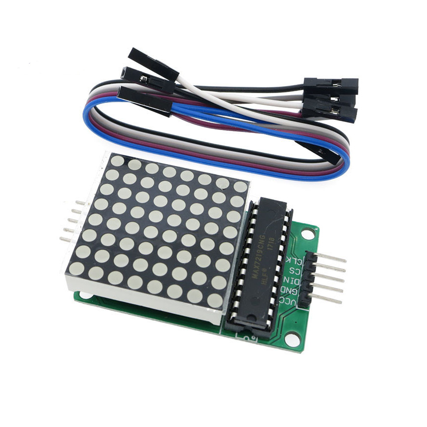 Max7219 Dot LED Matrix Module MCU LED Display Control Module Kit