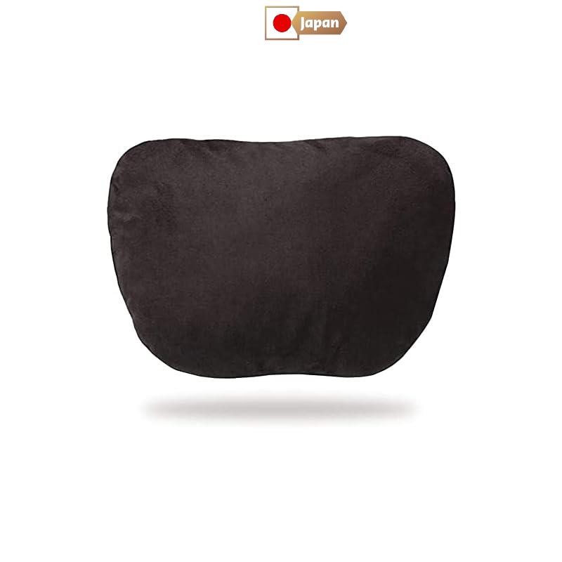 Uri แผ่นรองคอเบาะรถหน่วยความจําโฟมหมอนรองศีรษะคอหมอนขับรถปากมดลูกสนับสนุนหมอน (สีดํา) URI คอ เบาะ รถ