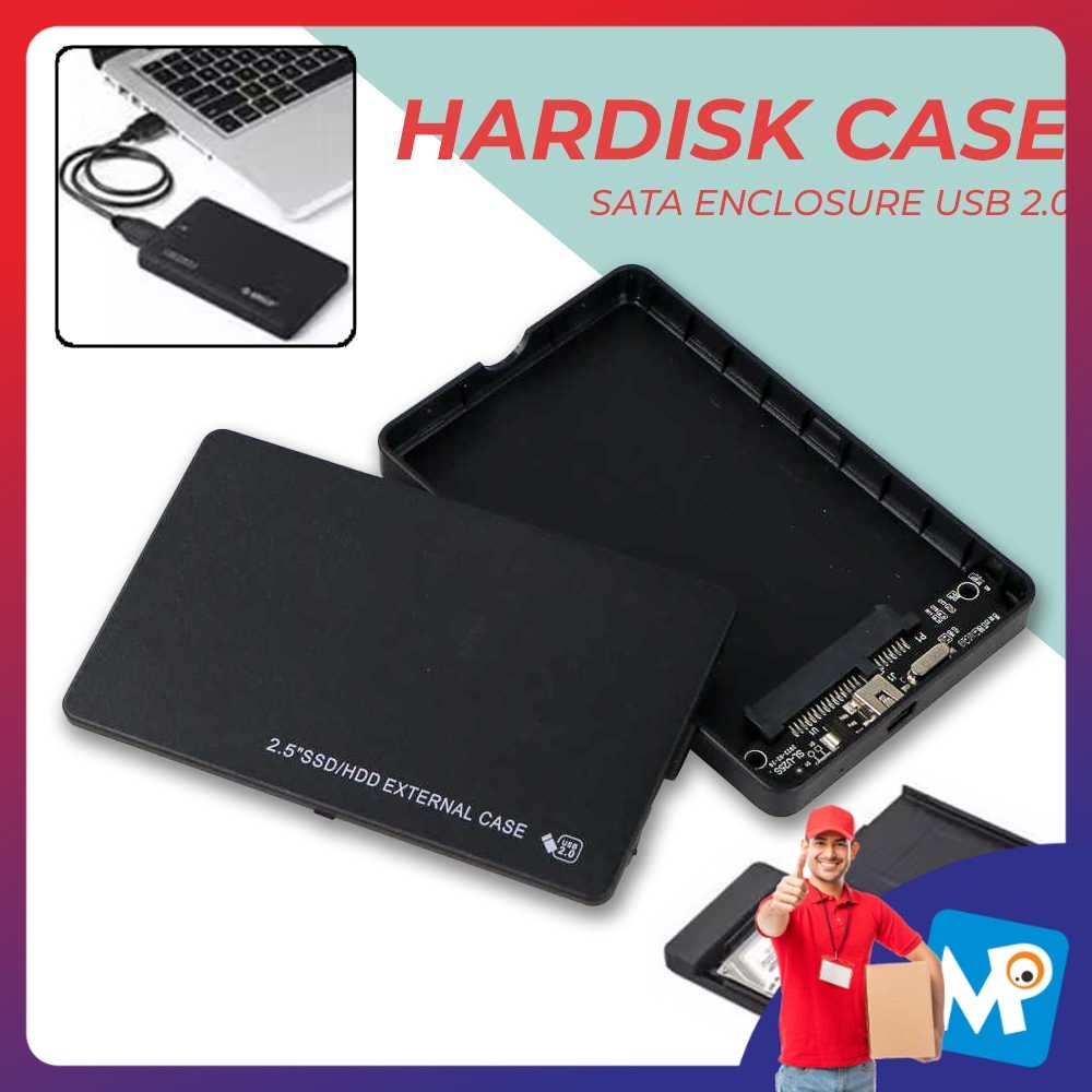 2.5 HDD SATA Enclosure USB 2.0 ถึง Mini USB Hard Drive Case - U25Q7