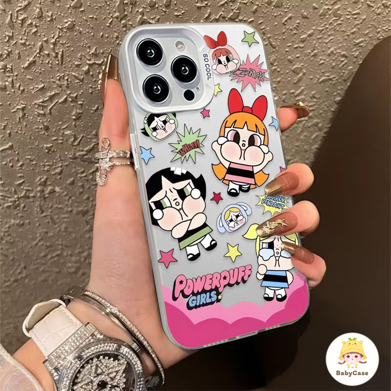 หวานสาว Powerpuff เคส VIVO Y16 Y36 Y20 Y27 Y11 Y17s Y12 Y27s Y15 Y21s Y22 Y31 Y30 Y35 Y12s Y91 Y21 Y02 Y17 Y33s - รูปที่ 3