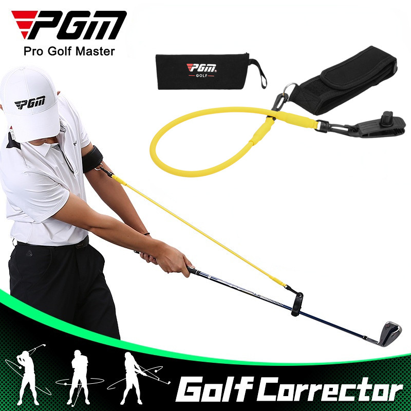 Pgm Golf Swing Tension Belt Band Golf Swing Trainer Strength Trainer อุปกรณ์การกระทํา Golf Club Correction อุปกรณ์ที่แข็งแกร่ง JZQ025