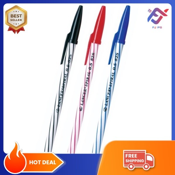 Lancer Spiral 825 2001 ปากกาลูกลื่น แลนเซอร์ สไปรัล 825 ขนาด 0.5mm