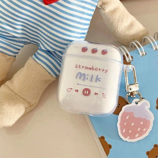 เคสหูฟังป้องกันการตกแบบใส เคสป้องกันหูฟัง Bluetooth พร้อมจี้ เหมาะสำหรับ i12-CY