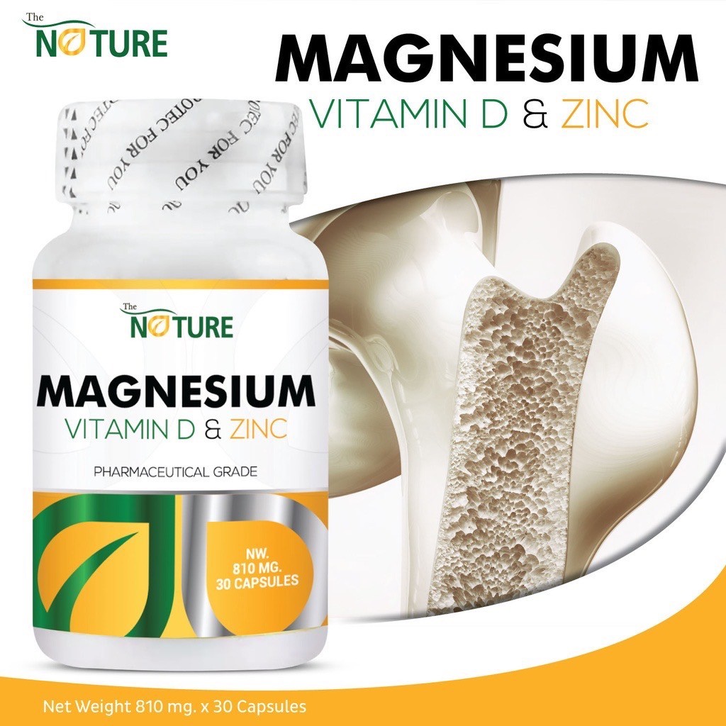 Magnesium Vitamin D & Zinc แมกนีเซียม วิตามินดี และ ซิงค์ THE NATURE เดอะเนเจอร์ A-0167