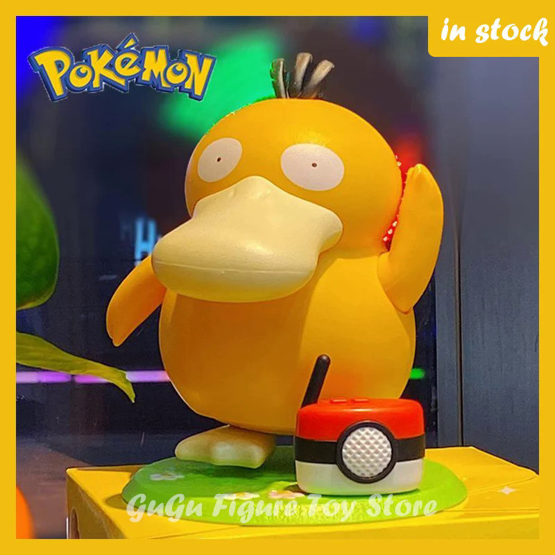 Pokemon Psyduck Dancing Singing Fun Toy KFC Limited 2022 Pikachu Action Figure Model Doll Decoration