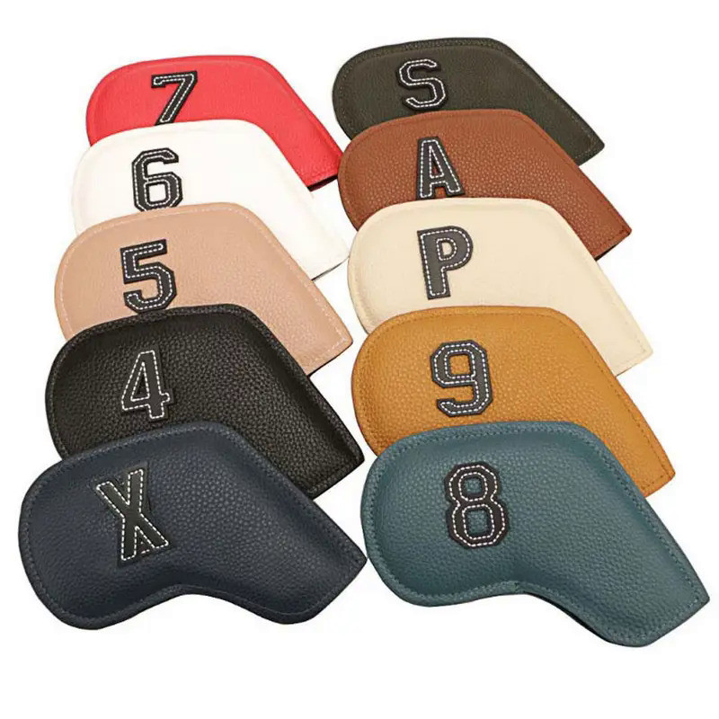 Case Protective Cover 4-9,P,S,A,X Golf Training Equipment Golf Iron Headcover Golf Headcovers Club H