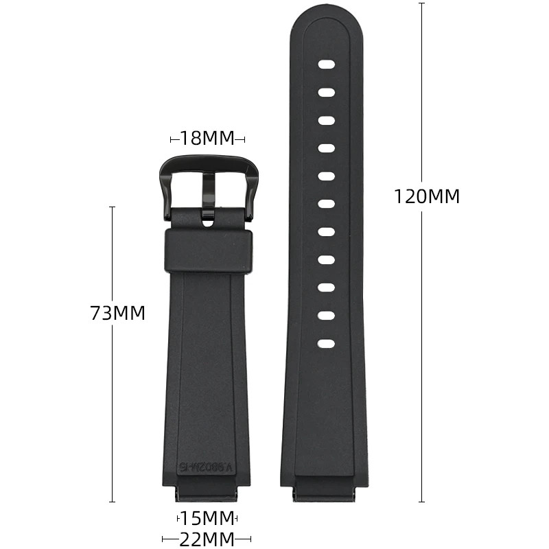 ยางเรซิ่นสายนาฬิกาสําหรับ Casio AW-90H-7E / AW-90H-9E AW-90H -7B/ AW-90H - 2B เปลี่ยนสายรัดข้อมือเข็มขัดอุปกรณ์เสริม