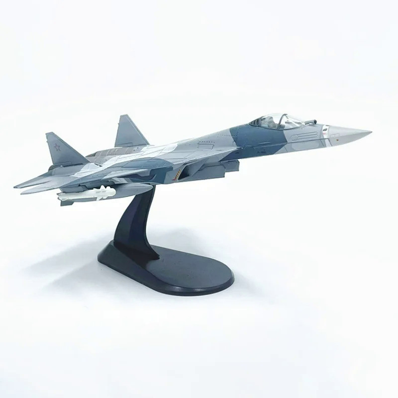 Diecast Metal Alloy 1/100 Scale n Su 57 SU57 Fighter Airplane Aircraft Replica Model Su-57 Plane Mod