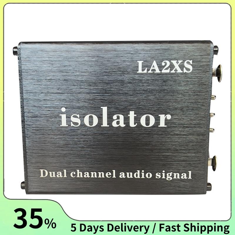 La2xs Audio Isolator ตัวกรองลดเสียงรบกวนกําจัดเสียงรบกวนปัจจุบัน Dual-Channel 6.5 XLR Mixer Audio Is