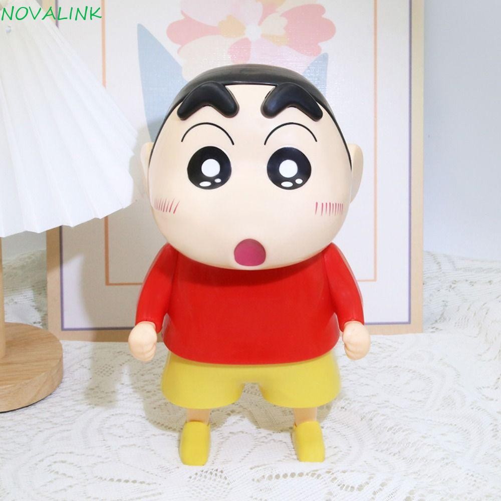 โนวาลิงค์ กระปุกออมสินเครยอนชินจัง,โมเดลถังออมทรัพย์เครยอนชินจังกล่องเงิน,ตกแต่งการ์ตูนสะสมเครยอนชินจังกล่องเก็บเด็ก/เด็ก