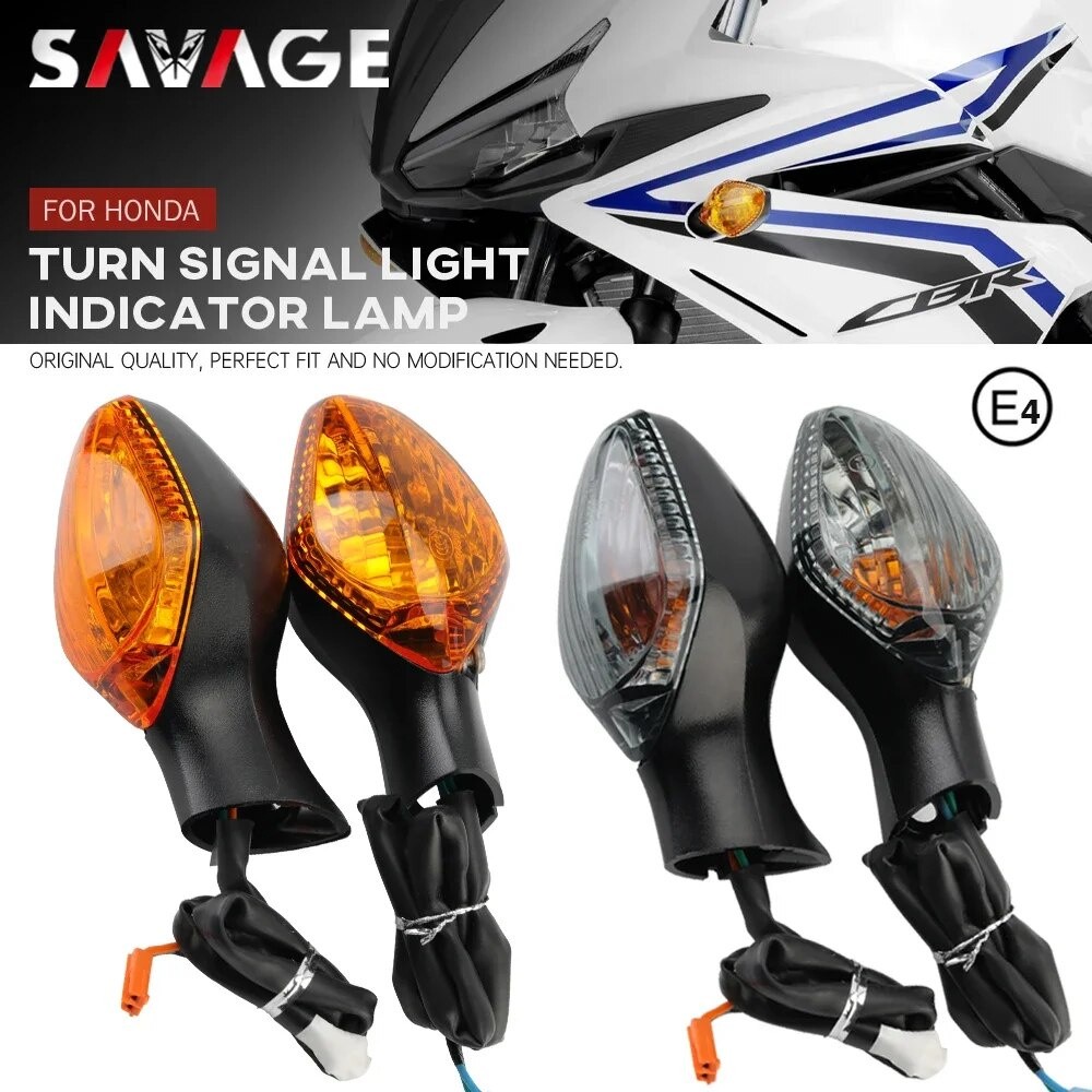 SAV Turn Signal Indicator Light For HONDA CBR500R CBR650F CB650F CB500F CB500X CRF250L MSX125 Motorcycle Directional Bli