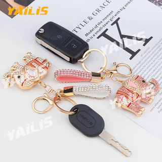 YAiLiS พร้อมส่ง💖 กุญแจช้าง กุญแจคริสตัล กุญแจช้าง ของฝาก ของขวัญ