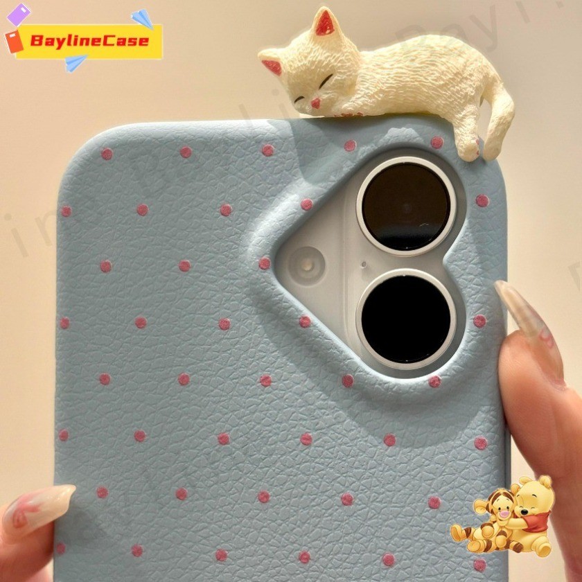 Insหนังนุ่มรักเลนส์แมวน่ารักเคสโทรศัพท์สําหรับiphone 16 15 14 13 12 11 Pro Max X Xr Xs Max 16 Plus SE2020 สีทึบคลุมทั้งหมดกันกระแทกเคสป้องกัน