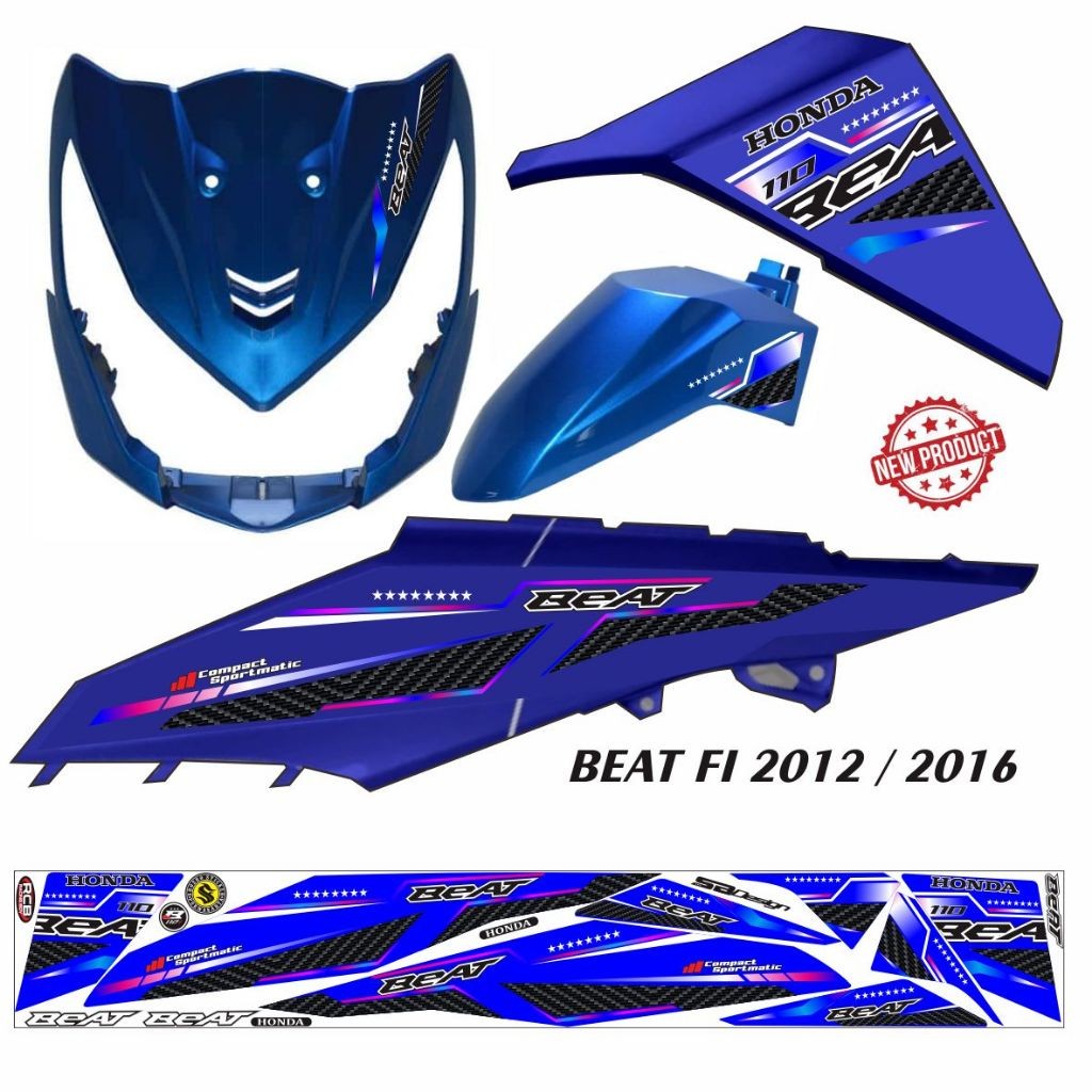 สติ๊กเกอร์ BEAT FI / BEAT PGM FI STRIPING