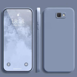 เคส Samsung J7 Prime สีทึบ Samsung J7 Prime เคสซิลิโคนป้องกันการตกสีธรรมดาเรียบง่าย YT