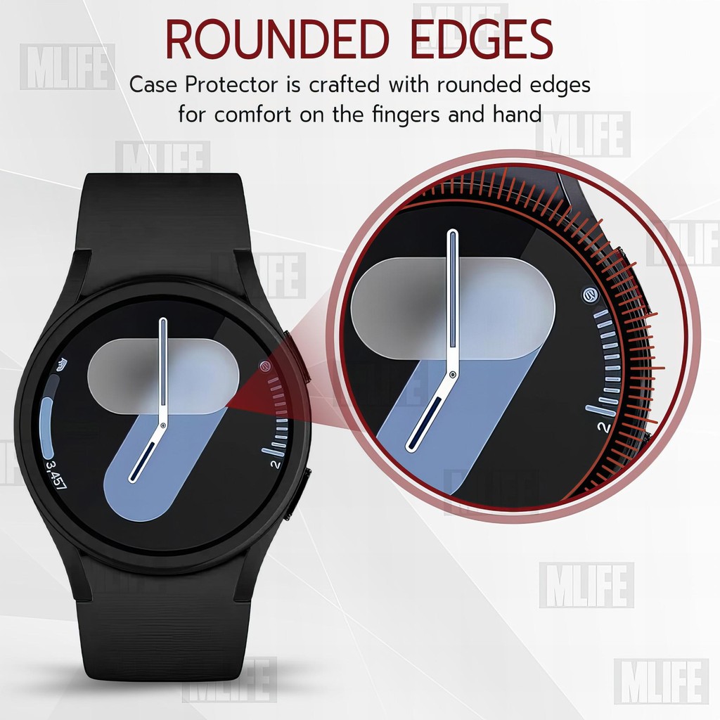 MLIFE – เคส Samsung Galaxy Watch 7 44mm เคสกันรอย สมาร์ทวอทช์ TPU เคสกันกระแทก กระจก สายชาร์จ – TPU Protective Case ราคา ถูกที่สุด ดีลบีเคเค แกลเลอรีภาพที่ 4