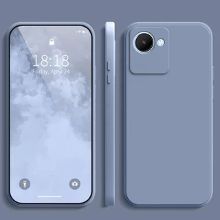 เคส Realme Narzo 50i Prime สีทึบ Realme Narzo 50i Prime เคสป้องกันซิลิโคนป้องกันการตกสีธรรมดาเรียบง่าย YT