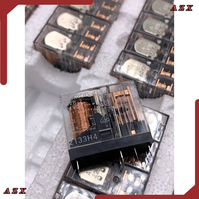 ของแท้ G2R-2 OMRON รีเลย์ G2R-2-12VDC 12VDC 24vdc 220VAC 8pin ทักเชท