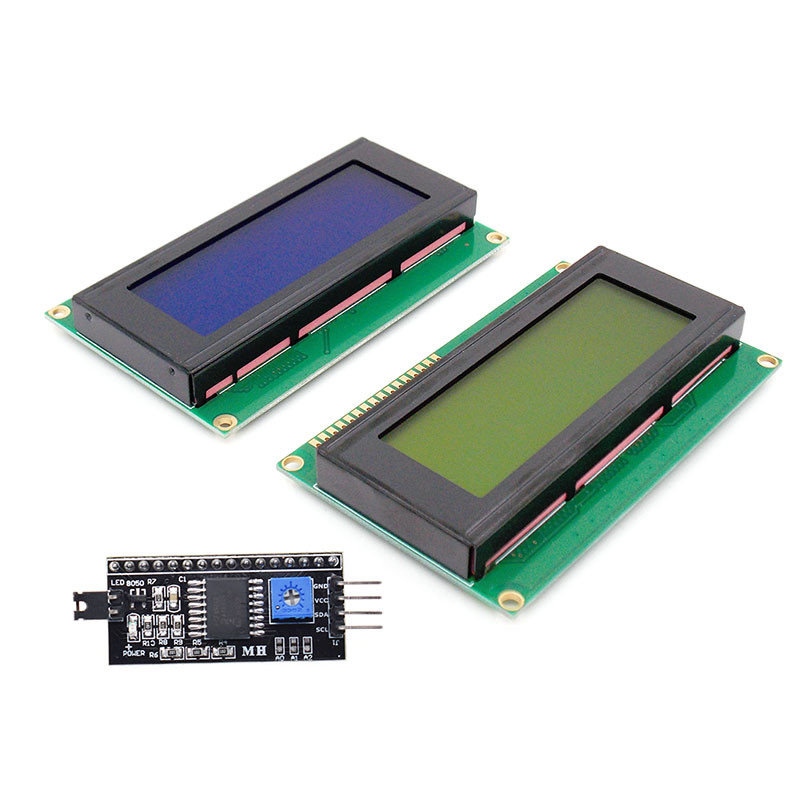 Iic/i2c 2004 LCD2004 โมดูลหน้าจอ LCD หน้าจอสีฟ้า