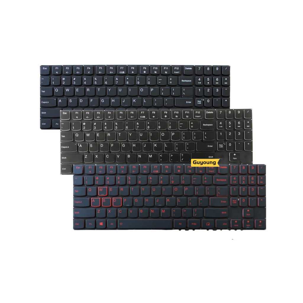 คีย์บอร์ดสำหรับ Lenovo Y540-15 Y540-15IRH Y545-15ICH Y530-15ICH 1060 Y7000P-1060 Y740-14 Y730 Y530-1