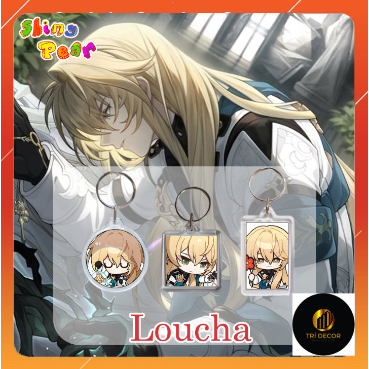 [รางดาว Honkai] - พวงกุญแจ | พวงกุญแจเกม Luocha Honkai Star Rail เป็นของขวัญ | ร้านรับพิมพ์ขอ