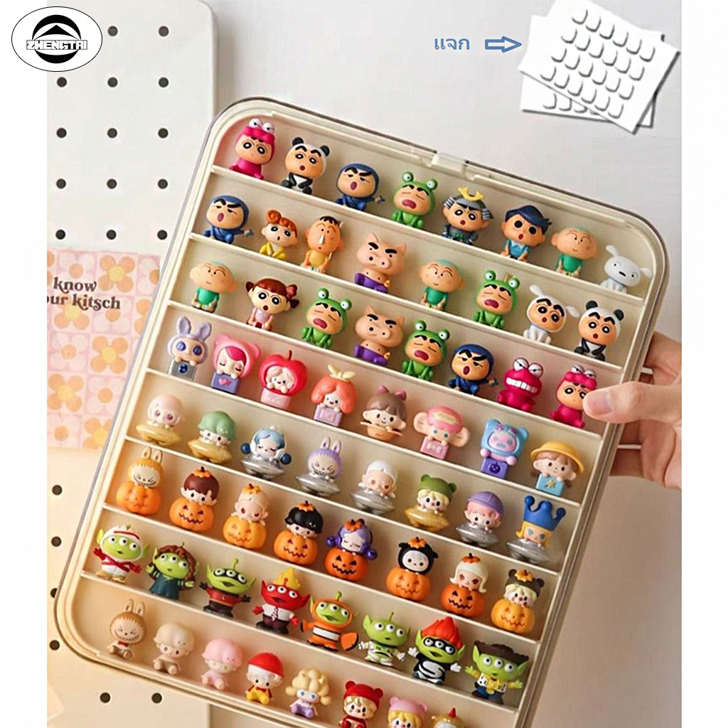 8ชั้น กล่องใส่โมเดล กล่องโชว์โมเดล ตู้โชว์ติดผนัง กันฝุ่น กันน้ำ แบบไม่ต้องเจาะ