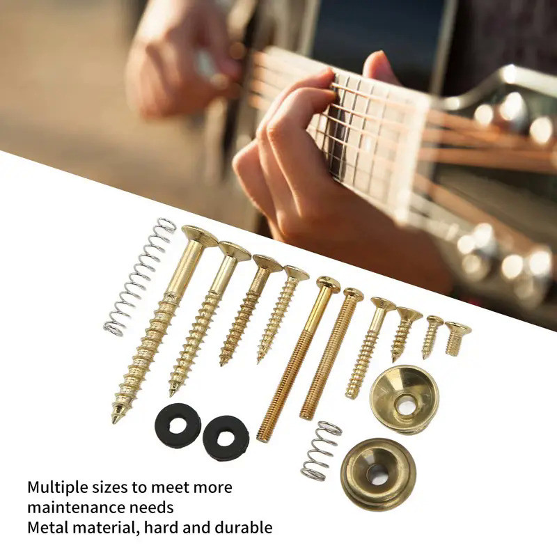 Miwayer Guitar Screw Kit, Guitar Hardware Instrument Accessories Kit, Switches, Tuners, Guitar with 