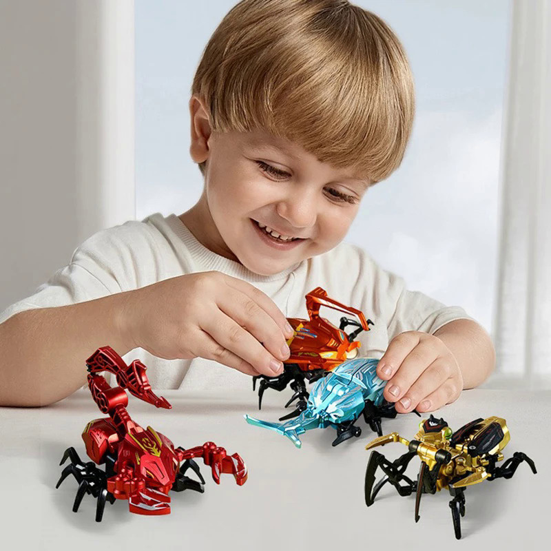 Kid Toy Mini Transformation Robot Toys Transforming Toys Alloy Steel Mantis/Scorpion Transformed Into Robot Toy Robot Al
